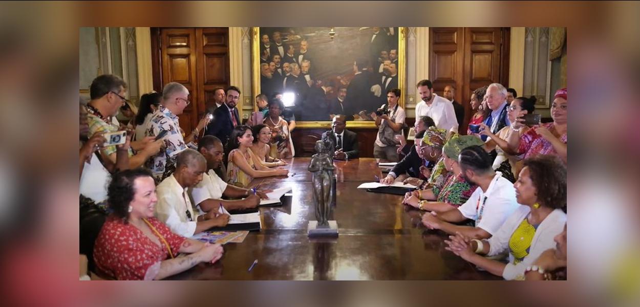 Ato simboliza enfrentamento ao racismo religioso (Foto: Reprodução/Museu da República) Ato simboliza enfrentamento ao racismo religioso