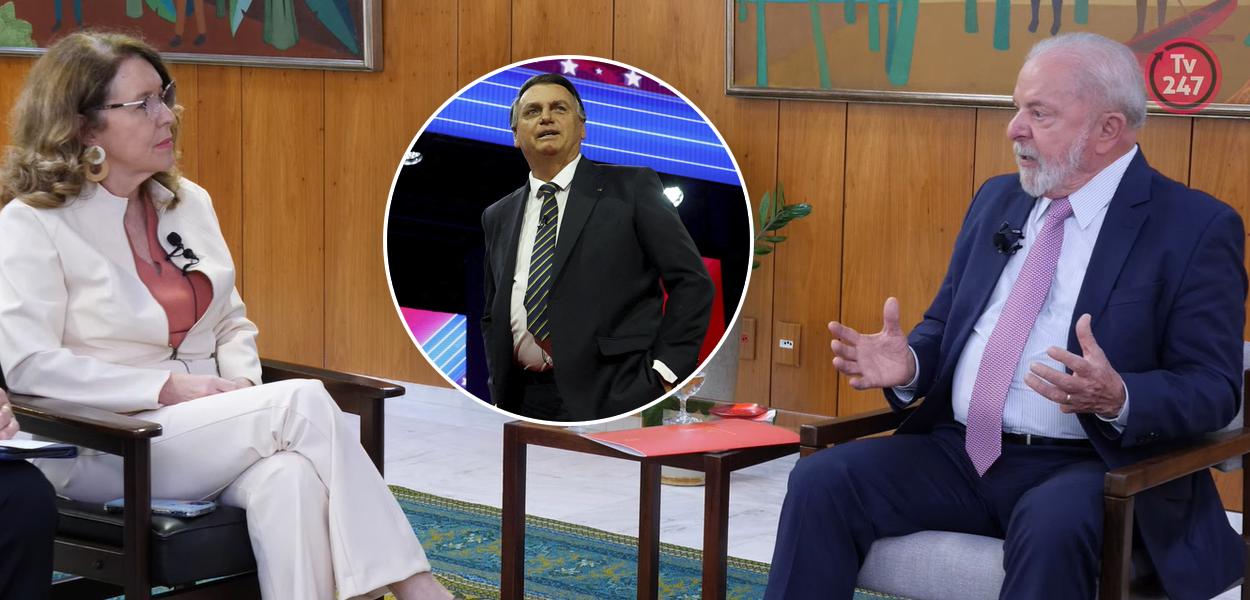 Helena Chagas, Bolsonaro e o presidente Luiz Inácio Lula da Silva