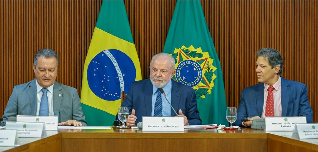 Rui Costa, Luiz Inácio Lula da Silva e Fernando Haddad