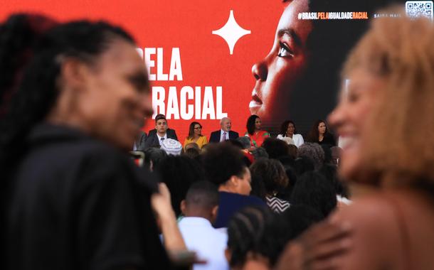 Presidente Luiz Inácio Lula da Silva assina atos para a promoção da igualdade racial em solenidade no Palácio do Planalto - 21.03.2023