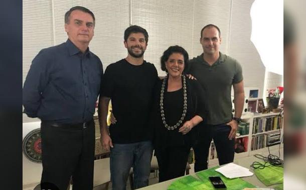 Jair Bolsonaro, Duda e Lêda Nagle e Eduardo Bolsonaro