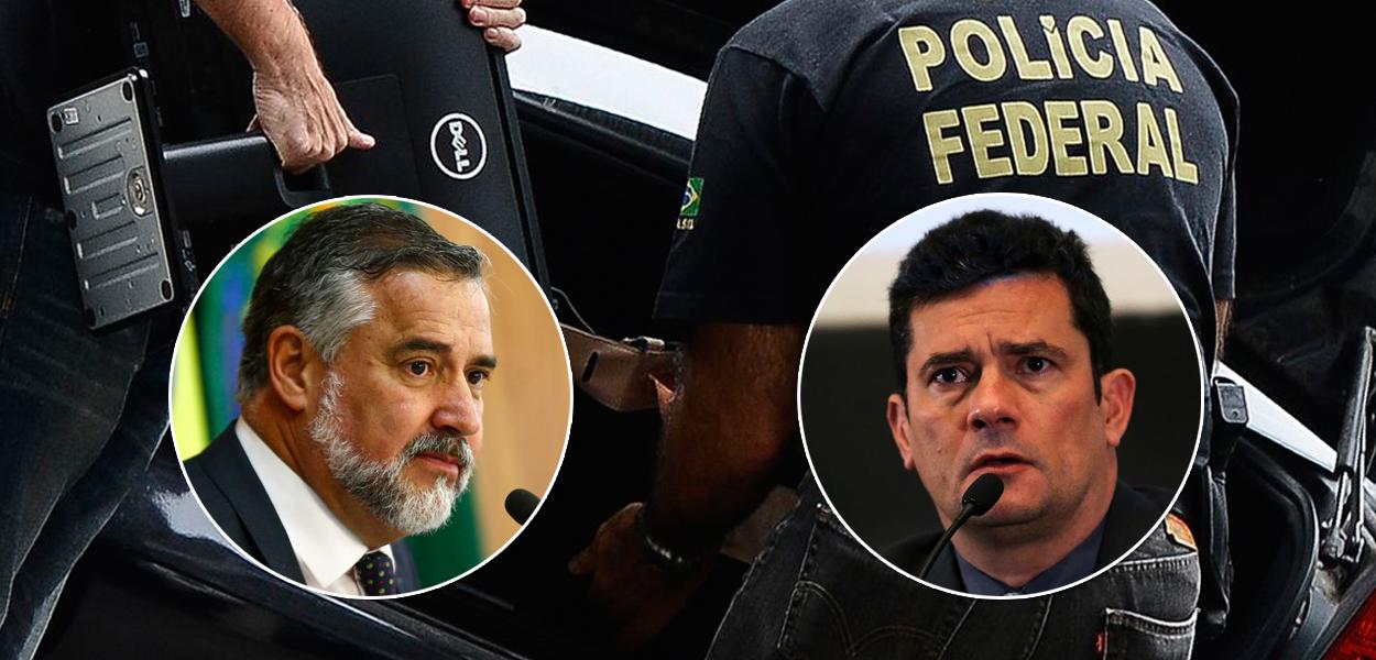 Paulo Pimenta, Sérgio Moro e Polícia Federal