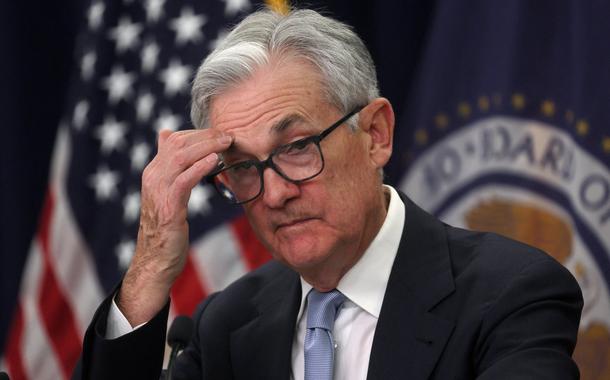 Presidente do FED, Jerome Powell, dá entrevista coletiva