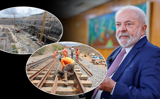 Presidente Lula e obras de infraestrutura