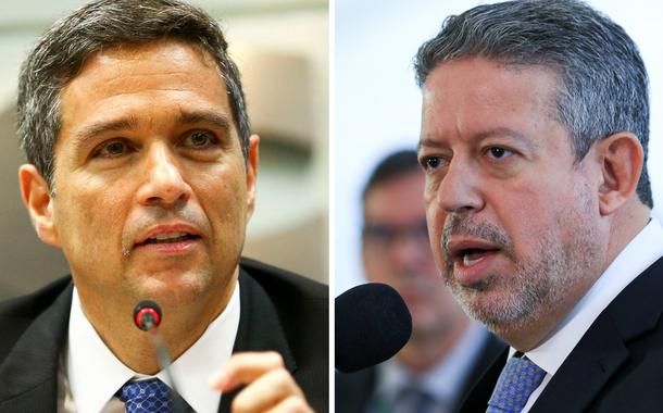 Presidente do Banco Central, Roberto Campos Neto, e presidente da Câmara, Arthur Lira
