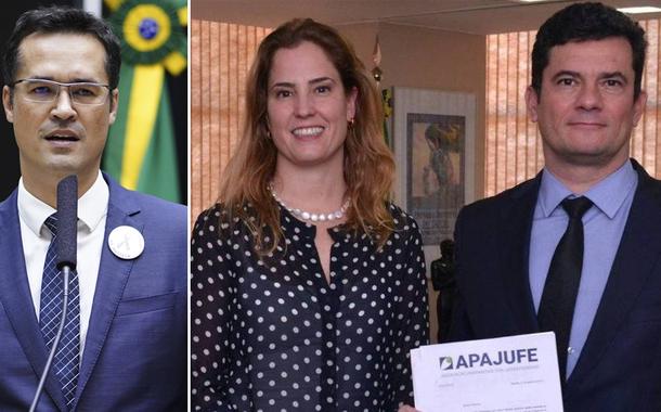 Da esq. para a dir.: Deltan Dallagnol, Gabriela Hardt e Sergio Moro