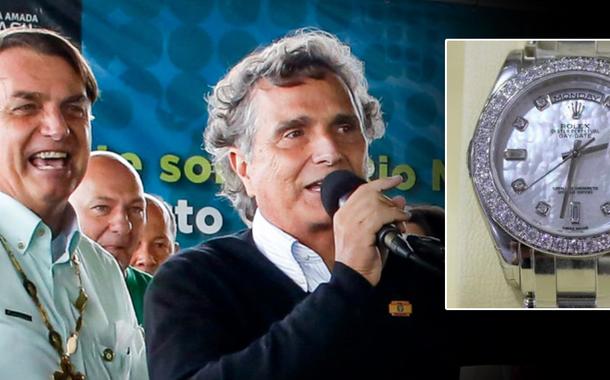 Jair Bolsonaro, Nelson Piquet e relógio Rolex