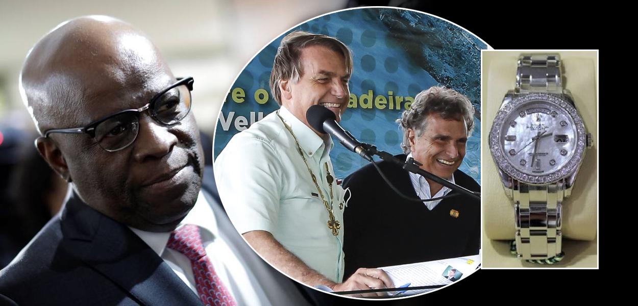 Joaquim Barosa, Bolsonaro com Nelson Piquet e relógio