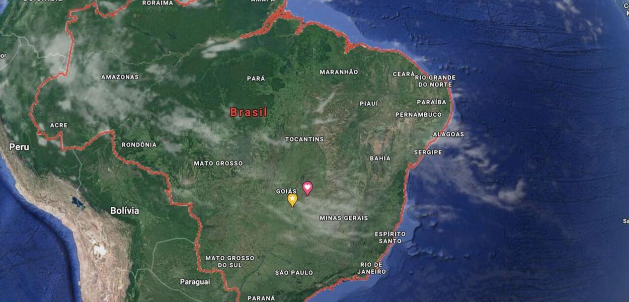 Mapa do Brasil no Google Maps