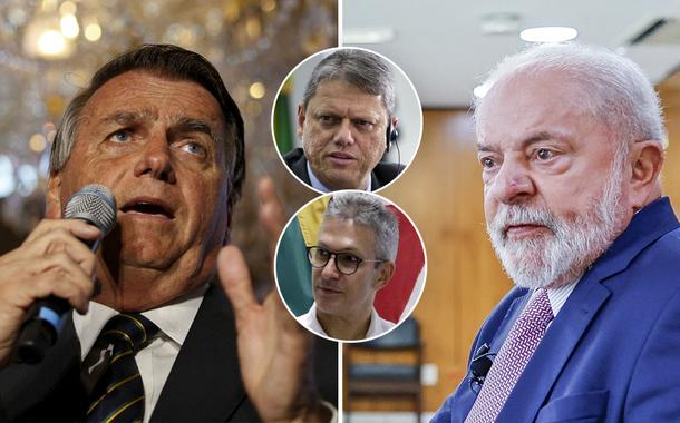 Bolsonaro, Tarcísio de Freitas, Romeu Zema e Lula