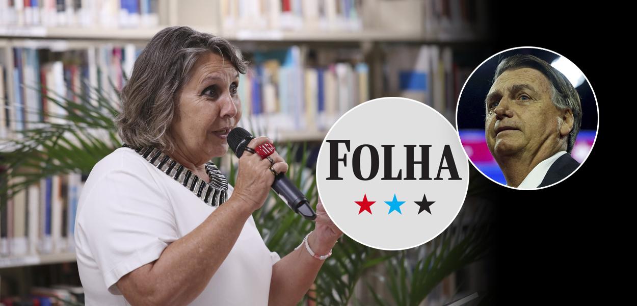 Erika Kokay, Folha e Jair Bolsonaro