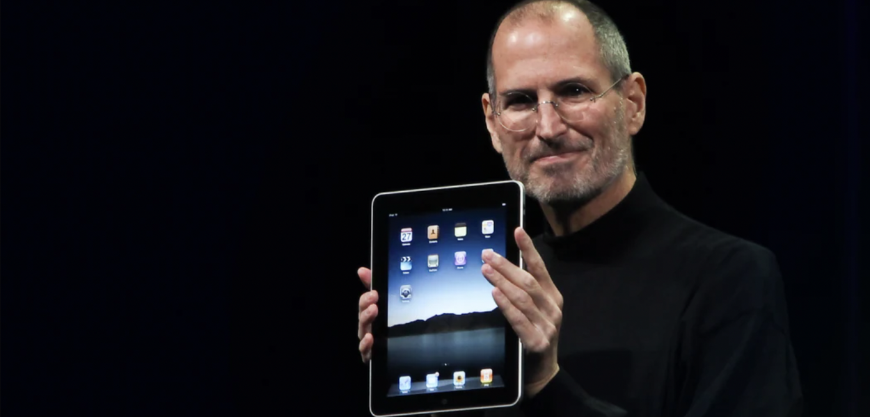 Steve Jobs apresenta o iPad