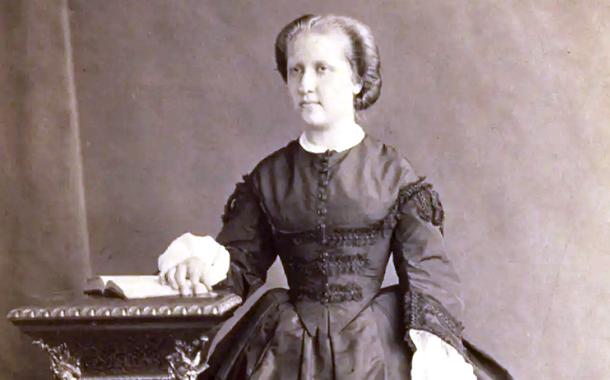 Princesa Isabel em fotografia de Joaquim Insley Pacheco em 1865