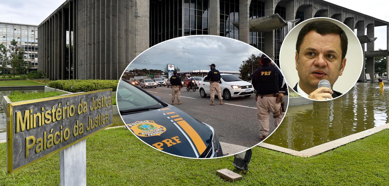 Ministério da Justiça, Polícia Rodoviária Federal e Anderson Torres