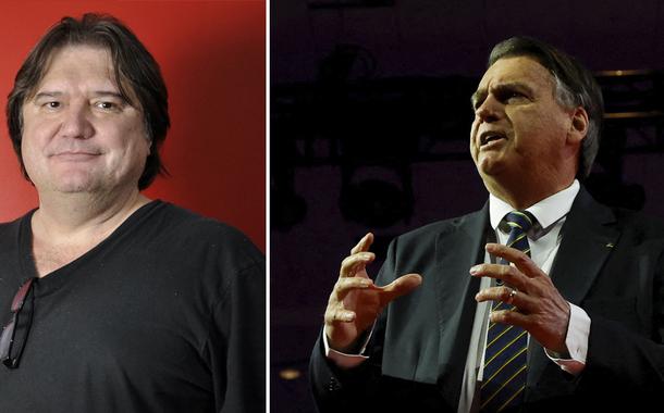 Pedro Serrano e Jair Bolsonaro