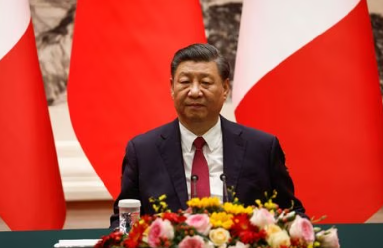 O presidente chinês, Xi Jinping, participa de uma cerimônia de assinatura de acordos no Grande Salão do Povo, em Pequim, China, em 6 de abril de 2023. (Foto: REUTERS) O presidente chinês, Xi Jinping, participa de uma cerimônia de assinatura de acordos no Grande Salão do Povo, em Pequim, China, em 6 de abril de 2023.