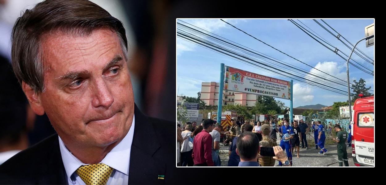 Jair Bolsonaro e o massacre que terminou com a morte de quatro crianças em Blumenau (SC)