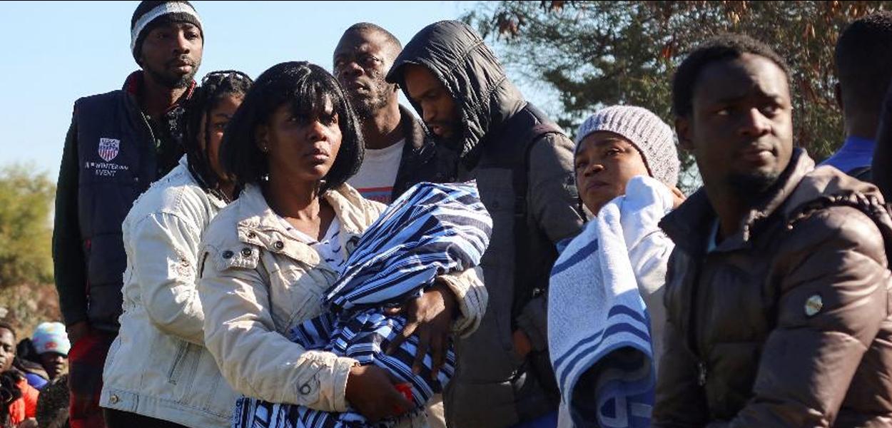 Imigrantes da Costa do Marfim vivendo na Tunísia