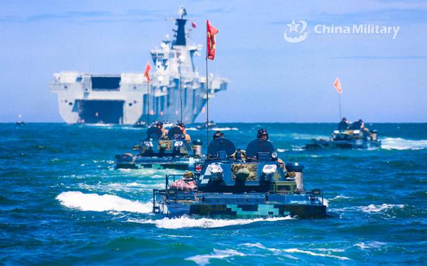 China realiza exercícios militares no estreito de Taiwan