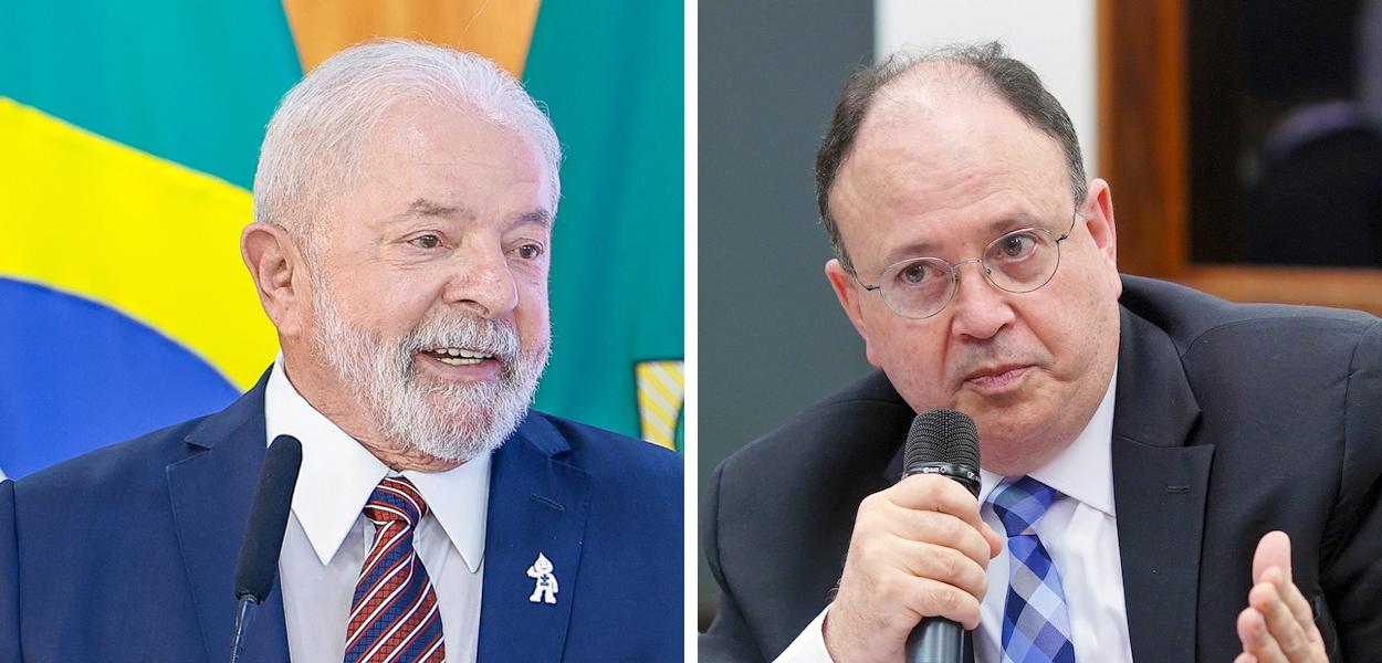 Luiz Inácio Lula da Silva (à esq.) e Venilton Tadini