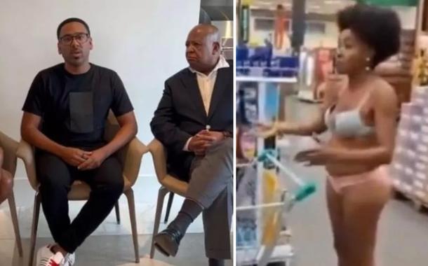 Marido de Fabiana, da seleção de vôlei, acusa Carrefour de racismo | Professora negra tira a roupa em protesto contra perseguição racista no “Atacadão”, do grupo Carrefour