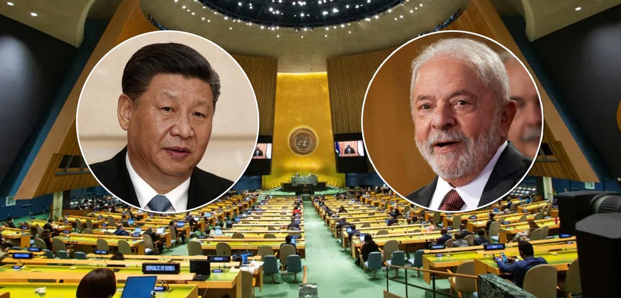 Xi Jinping, ONU e Luiz Inácio Lula da Silva