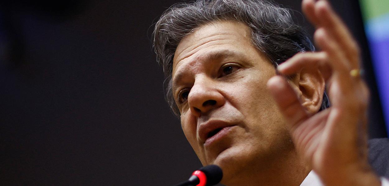 O ministro da Fazenda, Fernando Haddad