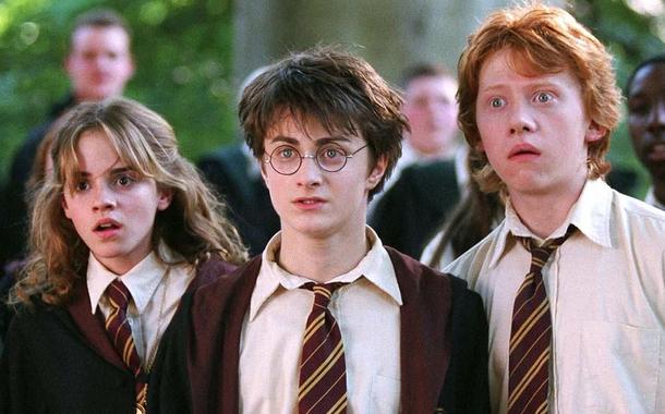 Atores nos papéis de Harry, Ron e Hermione