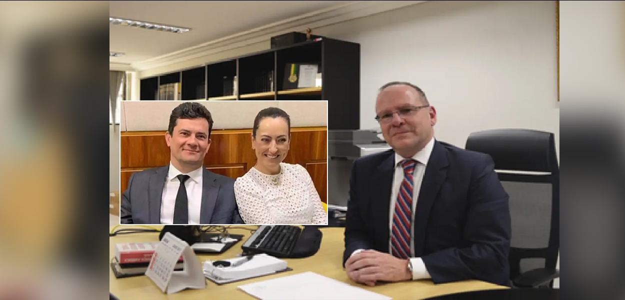 Sérgio Moro, Rosangela Moro e Marcelo Marucelli