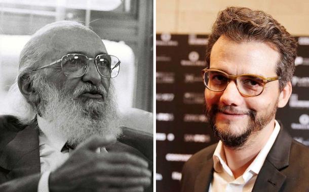 Paulo Freire (à esq.) e Wagner Moura