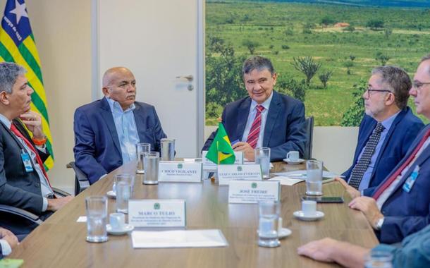 Deputado Chico Vigilante, ministro Wellington Dias e empresariado do DF