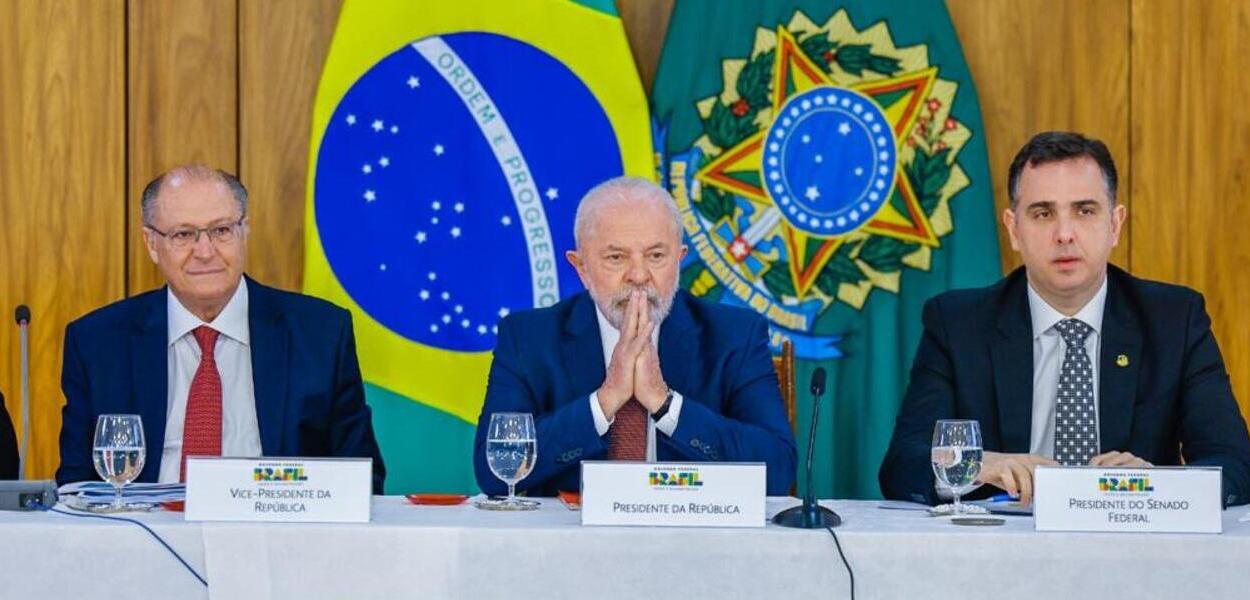 Geraldo Alckmin, Lula e Rodrigo Pacheco