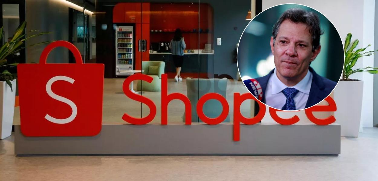 Shopee e Fernando Haddad