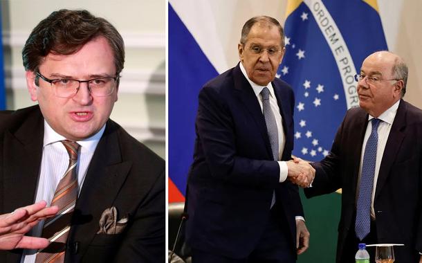 Dmytro Kuleba, Sergei Lavrov e Mauro Vieira