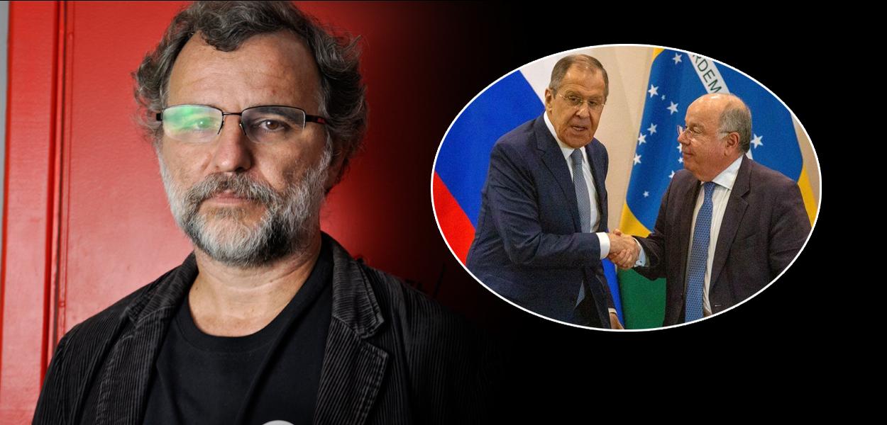 Valter Pomar, Sergei Lavrov e Mauro Vieira