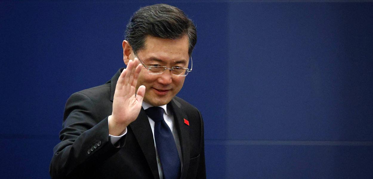 O chanceler da China, Qin Gang (Foto: THOMAS PETER/REUTERS) O chanceler da China, Qin Gang
