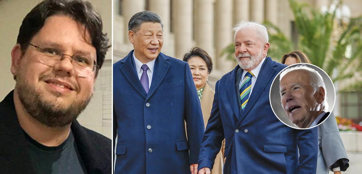 Fernando Horta, Lula com Xi Jinping e Joe Biden