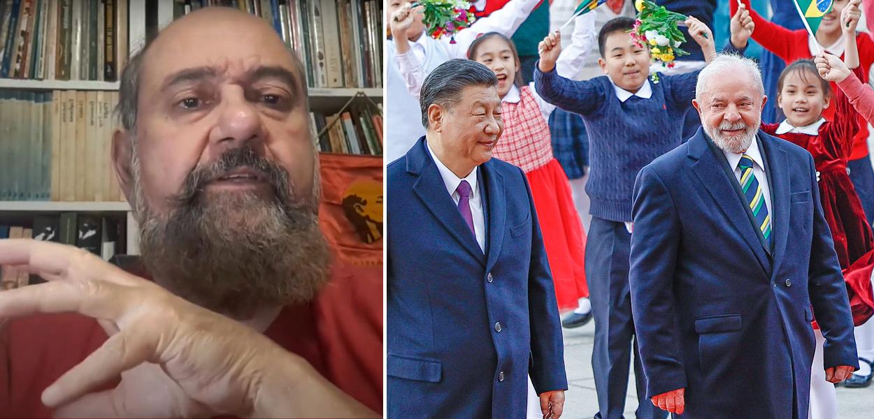 Lejeune Mirhan e Xi Jinping com Lula