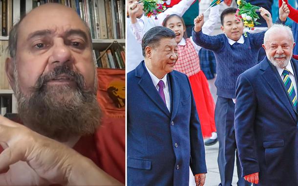 Lejeune Mirhan e Xi Jinping com Lula