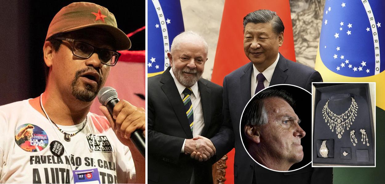 André Constantine, Lula com Xi Jinping e Jair Bolsonaro