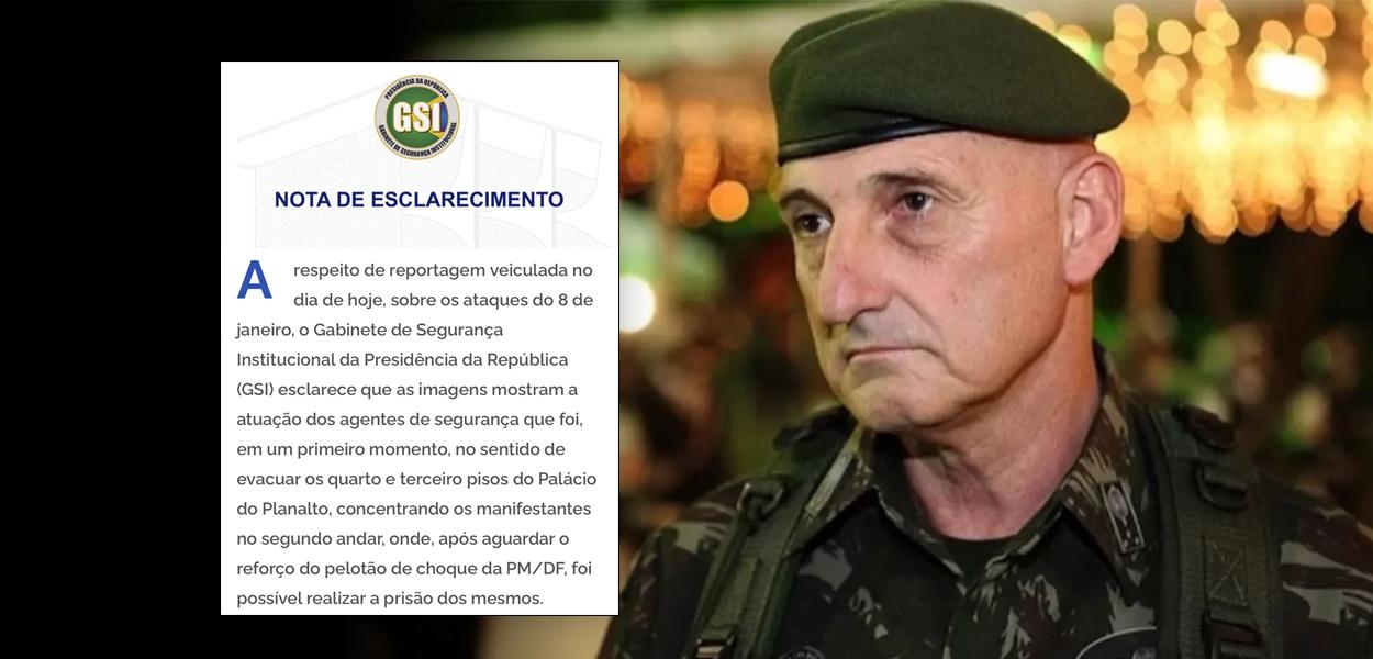 O ministro do GSI, Gonçalves Dias