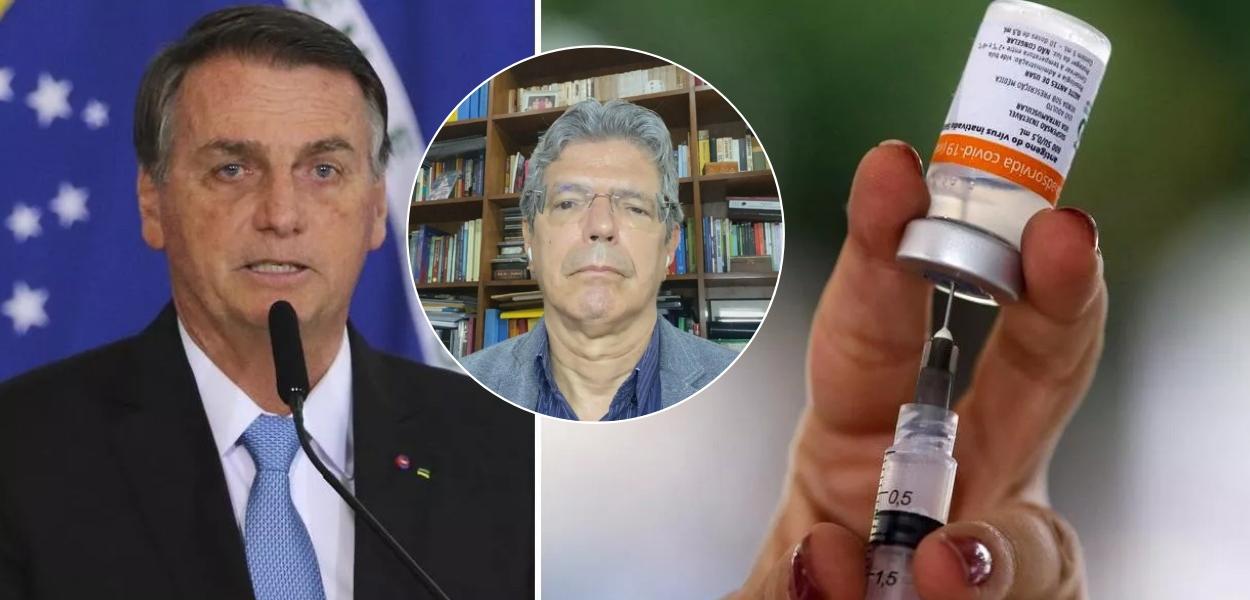 Jair Bolsonaro e Roberto Medronho