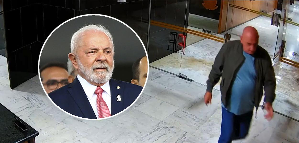 Luiz Inácio Lula da Silva e general Gonçalves Dias