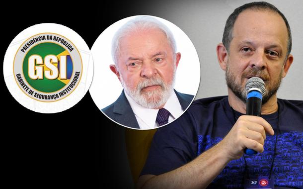 Montagem (da esq. para a dir.): Gabinete de Segurança Institucional, Luiz Inácio Lula da Silva e Breno Altman