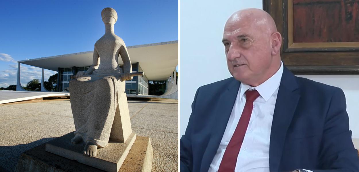 Fachada do STF  e Gonçalves Dias