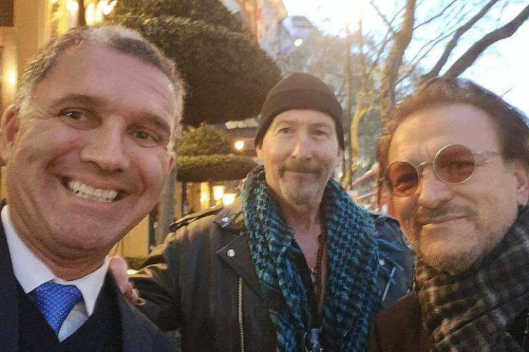 Daniel Lian, The Edge e Bono Vox