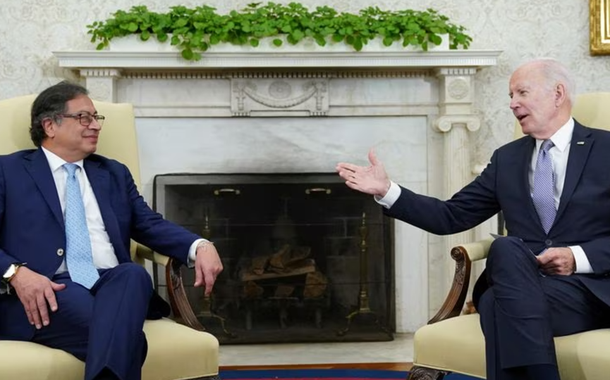 Gustavo Petro e Joe Biden