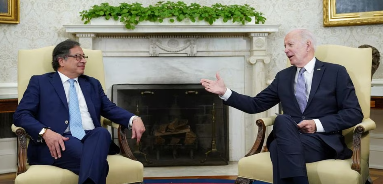 Gustavo Petro e Joe Biden