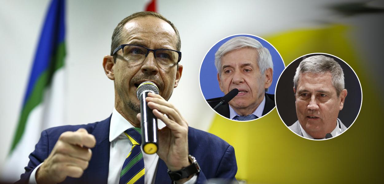 Ricardo Cappelli, Augusto Heleno e Braga Netto