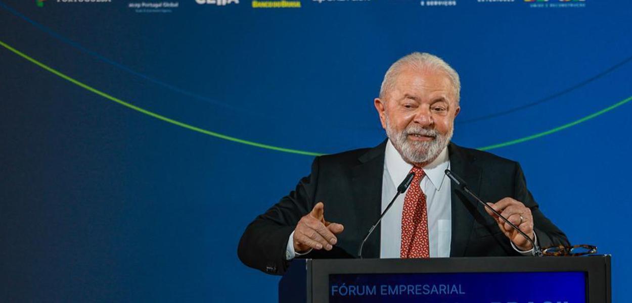 Presidente Lula discursa no Fórum Empresarial Portugal-Brasil